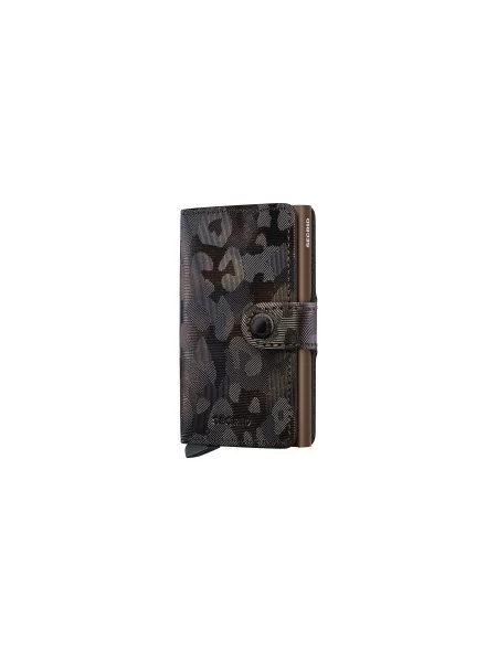 Secrid Miniwallet Jungle Brown Unisex Portfel Secrid MJu-Brown-One-size Size: One size brązowy