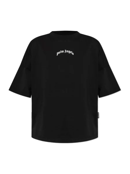 Koszulka Palm Angels klasyczna z logo czarna