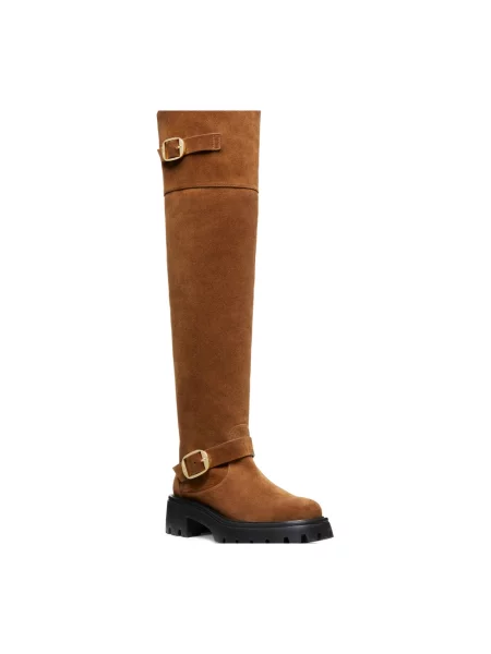 Muszkieterki Stuart Weitzman brązowe
