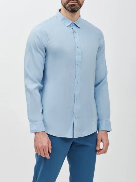Сорочка Armani Exchange блакитна