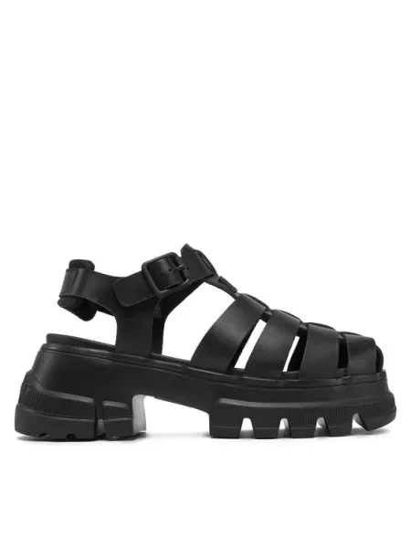 Tommy Jeans Sandale negru