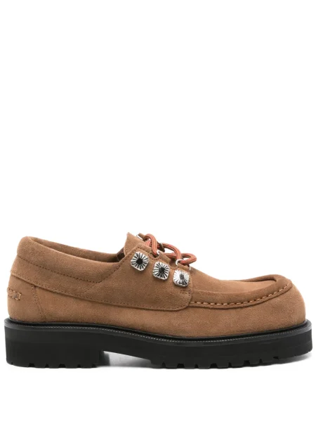 Pantofi derby Toga Virilis cu tepi maro