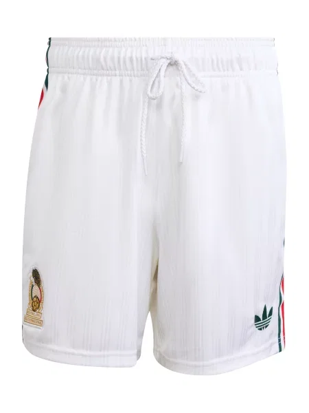 ADIDAS PERFORMANCE Sportske hlače FMF smaragdno zelena / crvena bijela