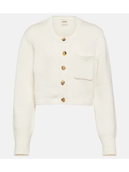 Cropp cardigan Khaite din cașmir alb