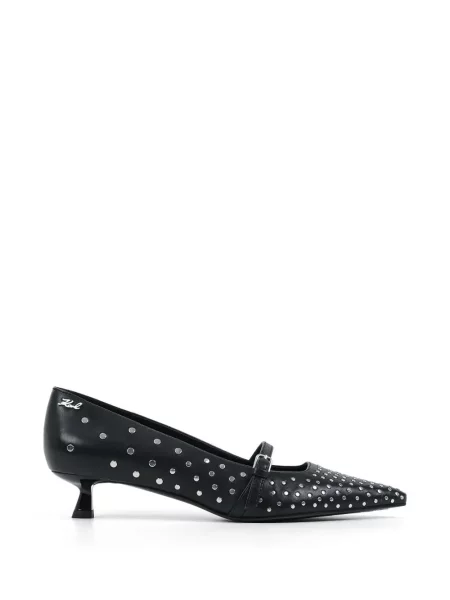 Pantofi cu toc Karl Lagerfeld negru