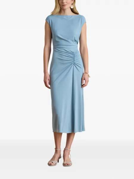 Rochie midi Lauren Ralph Lauren albastru