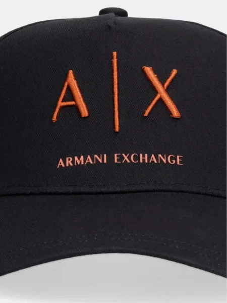 Armani Exchange șapcă baseball pentru bărbați din negru