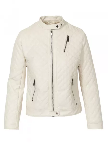 KOROSHI Geacă de primăvară-toamnă murdar alb