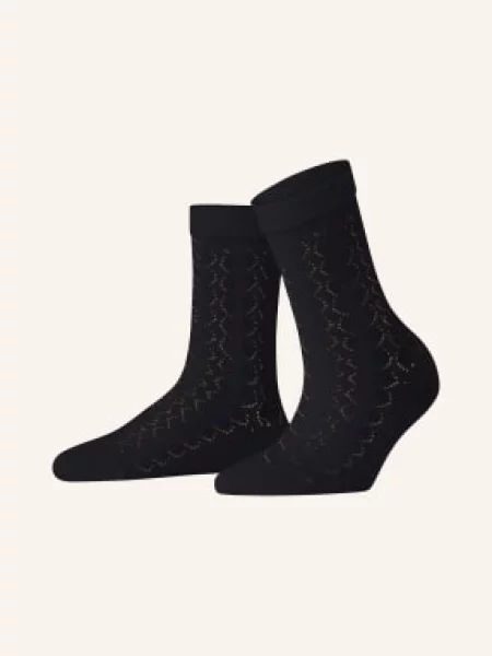 Falke Skarpety Softmerino Z Wełną Merynosową schwarz czarne