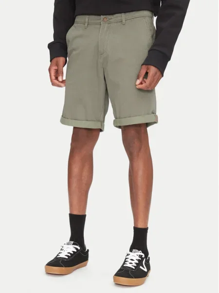 JACK & JONES Chino nadrág Bowie olíva zöld