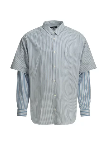 Cămașă cu dungi Comme Des Garçons Homme alb