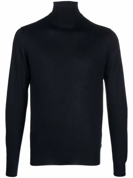 Jedwabny sweter Mauro Ottaviani niebieski