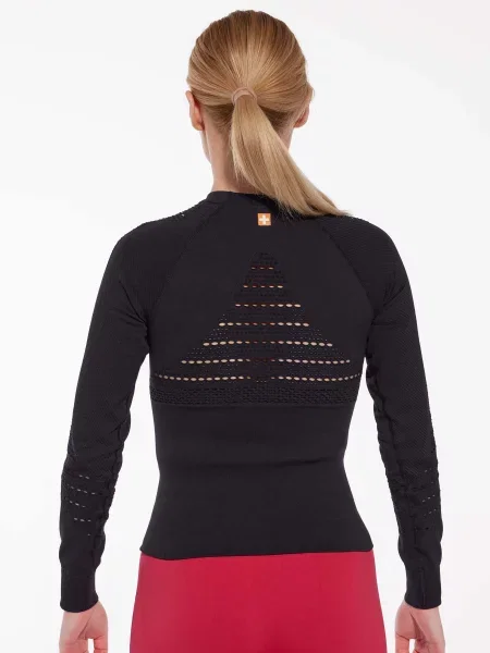 Bluza treningowa z długim rękawem Brubeck GYM czarna