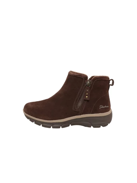 SKECHERS Botine EASY GOING închis maro