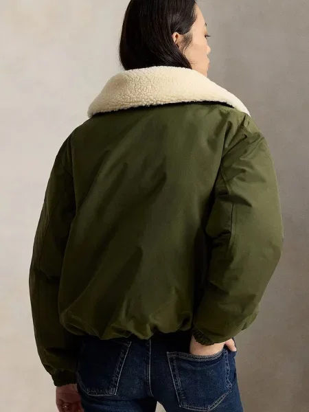 POLO RALPH LAUREN Geacă de puf | shearling verde