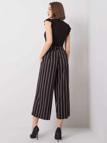 Pantaloni Fashionhunters negru
