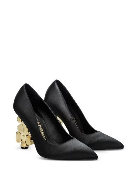 Pantofi cu toc Kat Maconie cu model floral negru