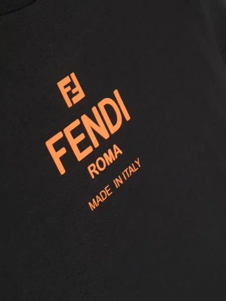 Dětské tričko Fendi černé