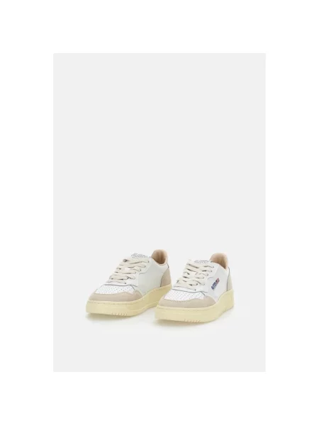Sneakers Autry Medalist Low Wom White Leather/ Beige Suede EUR 36 białe