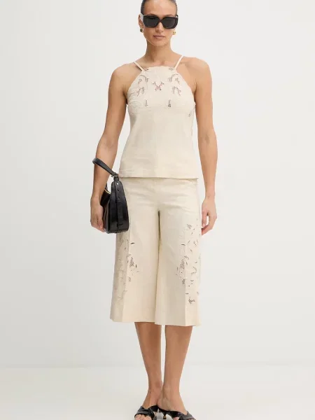 Штани з додаванням льону Twinset