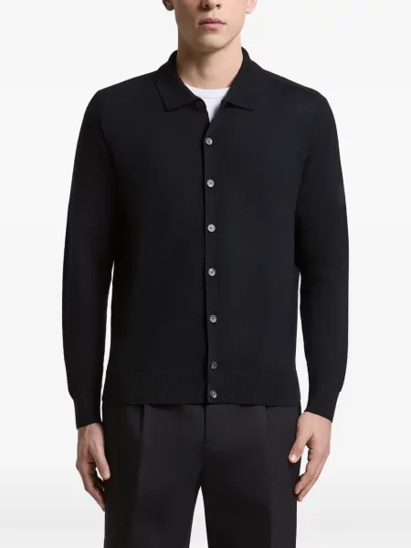 Gulerat tricou polo Peserico albastru