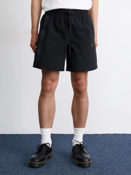 Nike Sportswear Hlače Tech temno siva črna