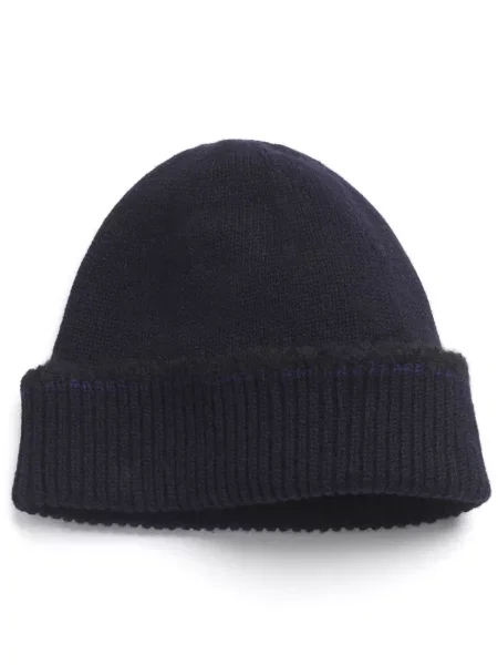 Căciulă Barrie din cașmir albastru