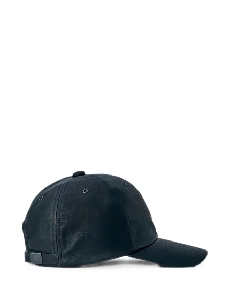 Șapcă Yohji Yamamoto din piele negru