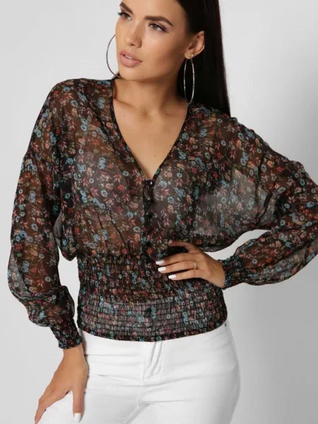 CARICA Блуза чорний