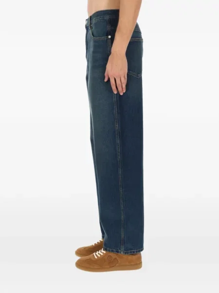 Zúžené džínsy Isabel Marant modrá