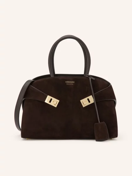 Ferragamo Torebka Na Ramię Hug braun