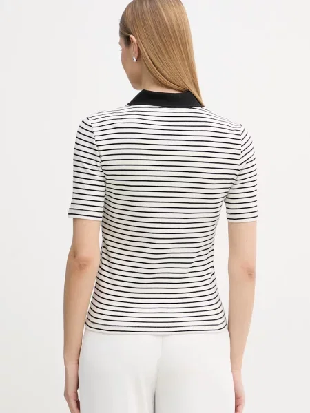 Calvin Klein Jeans Polo Kolorowy beżowa