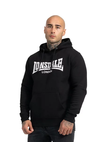 LONSDALE Mikina Wolterton' čierna