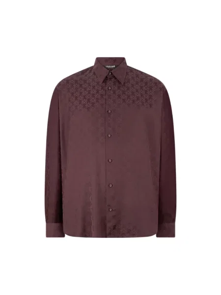 Koszula Roberto Cavalli fioletowa