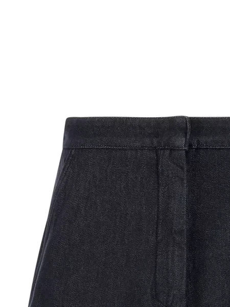 Szorty jeansowe Max Mara niebieskie