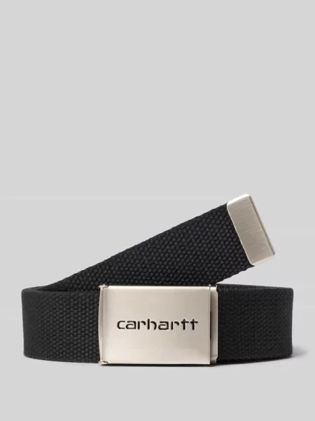 Pasek Carhartt Work In Progress z paskiem casual czarny