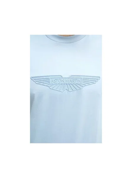 BOSS t-shirt BOSS X ASTON MARTIN niebieska