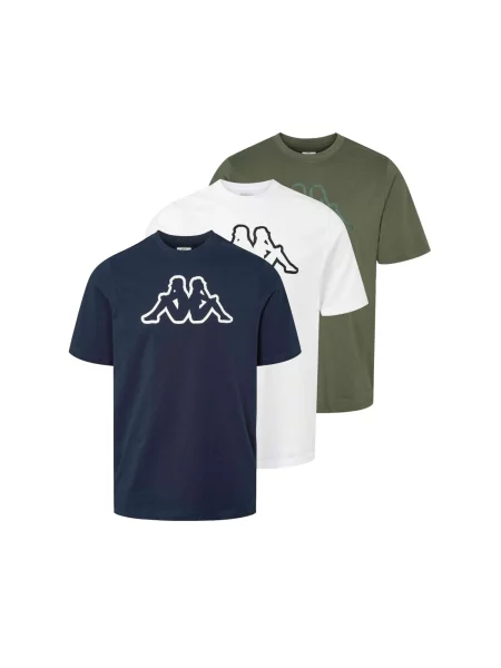 KAPPA Tricou KMLogo Cromen' albastru