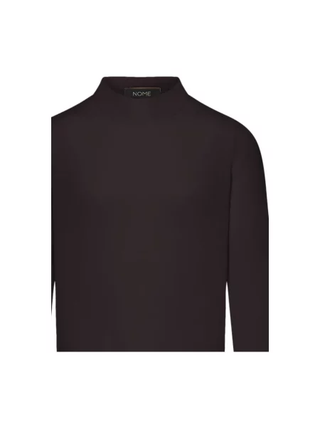 Sweter Gran Sasso wełniany brązowy