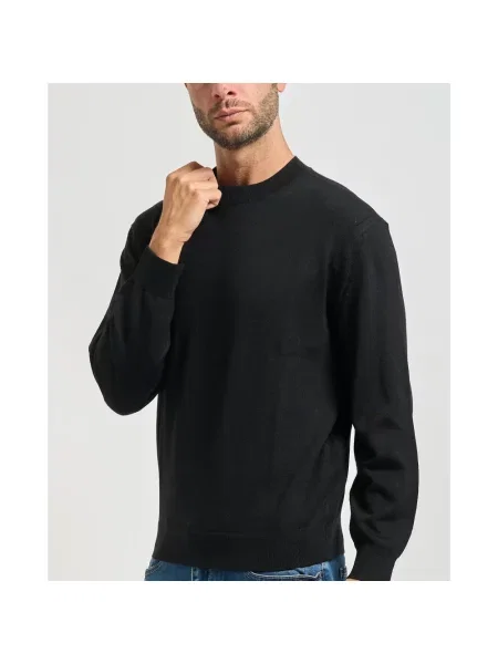 Sweter Armani Exchange wełniany czarny