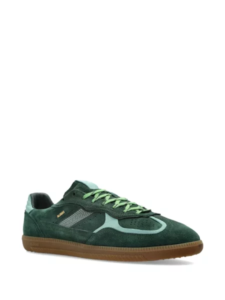 Sneakerși Alohas din piele de căprioară verde