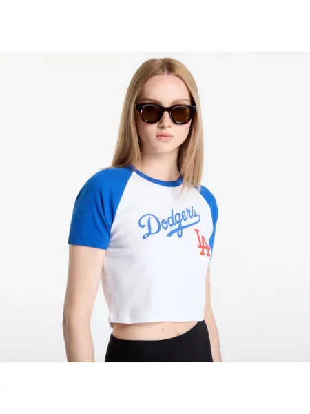 Póló Sporty & Rich Dodgers Serif Baby Baseball Tee White/ Team Blue M fehér