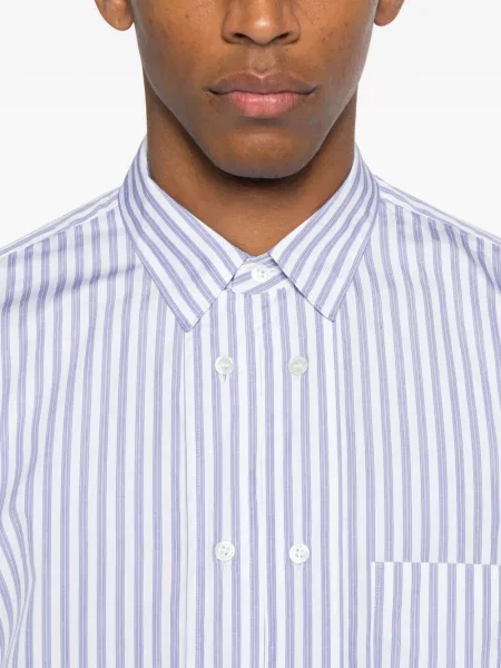 Prugasta košulja Comme Des Garçons Shirt plava