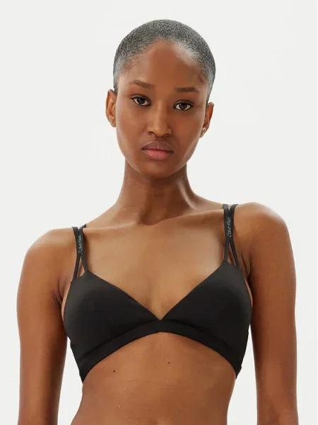 Calvin Klein Swimwear Bikini partea de sus negru
