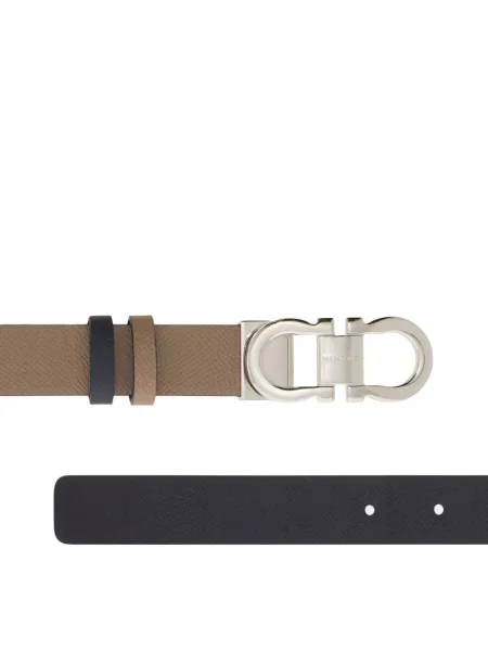 Cu centură reversibil curea Ferragamo maro