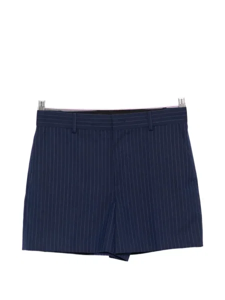 Pantaloni scurți Moschino cu dungi albastru