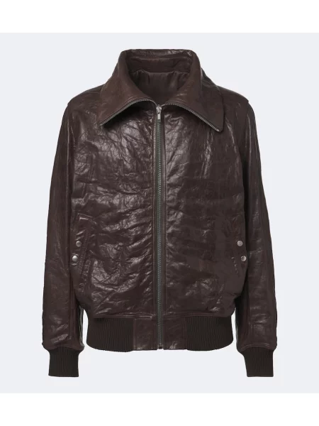 Geanta de piele Rick Owens maro
