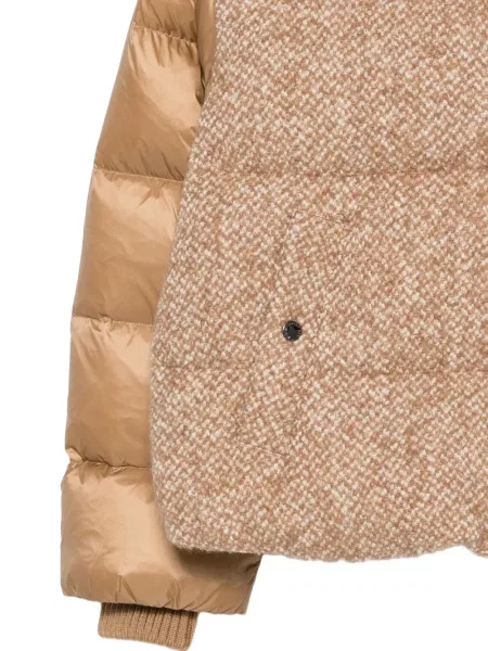 Bouclé geacă Bogner cu glugă
