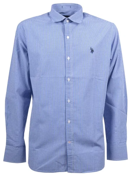 U.S. POLO ASSN. Košile královská modrá bílá