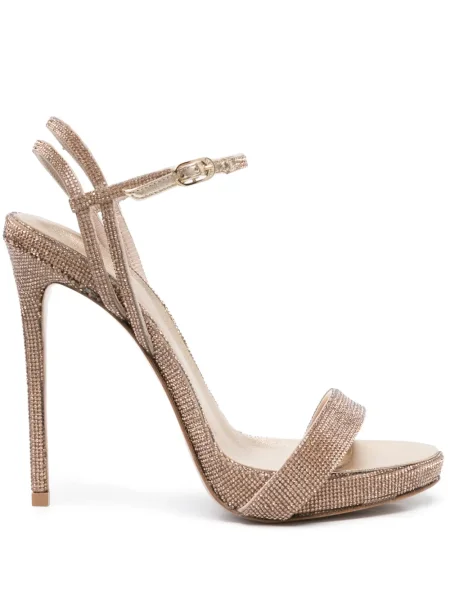 Sandale Le Silla de cristal auriu